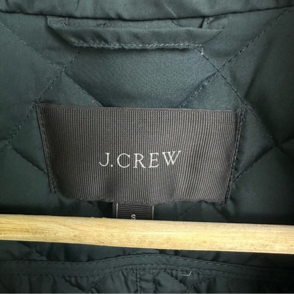J. Crew Quilted Down Filled Zip Button Jacket Siz… - image 8